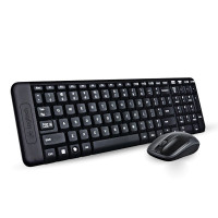ราคา คีย์บอร์ดและเมาส์ Logitech Wireless MK220 Keyboard & Mouse (606)