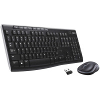 ราคา คีย์บอร์ดและเมาส์ Logitech MK270R Wireless Keyboard & Mouse (607)