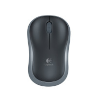 ราคา เมาส์ไร้สาย Logitech M185D Wireless Mouse Black/Grey (859)