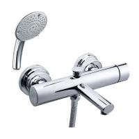 ราคา AMERICAN STANDARD A-2864 ก๊อกผสมลงอ่าง/ยืนอาบ พร้อมฝักบัวสายอ่อน รุ่น Ova