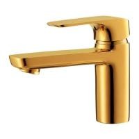 ราคา COTTO CT2123A#GR ก๊อกผสมอ่างล้างหน้าแบบก้านโยกพร้อมสะดือป๊อบอัพและสายน้ำดี สีทอง