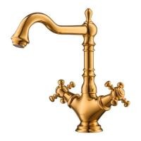 ราคา Cotto CT2223C18#GR ก๊อกผสมอ่างล้างหน้าทรงสูงพร้อมสะดือแบบกดและสายน้ำดี รุ่น Glamis สีทอง