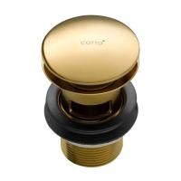 ราคา COTTO CT677#GR(HM) สะดืออ่างล้างหน้าแบบกด (มีรูน้ำล้น) สี Sunset Gold