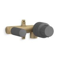 ราคา KOHLER K-28028T-NA ชุดวาล์วก๊อกผสมอ่างล้างหน้าแบบติดผนัง 1 มือบิด