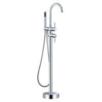 Karat Faucet ก๊อกผสมลงอ่างแบบตั้งขึ้นจากพื้นพร้อมฝักบัวสายอ่อน รุ่น KF-42-771-50