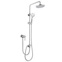 Karat Faucet ก๊อกเดี่ยวติดผนัง พร้อมชุดฝักบัว Rain Shower และฝักบัวสายอ่อน รุ่น KRS-035A-870
