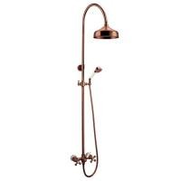 Karat ก๊อกผสมติดผนัง พร้อมชุดฝักบัว Rain Shower และฝักบัวสายอ่อน รุ่น KRS-073-780-53
