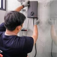 ราคา คิวช่าง ติดตั้งเครื่องทำน้ำอุ่นขนาด 1,500 วัตต์ - 4,500 วัตต์ เดินสายไฟด้วยเข็มขัดรัดสาย *ราคาต่อเครื่อง (1a0c1be6-2c47-3928-b3bd-5b16afb13735)