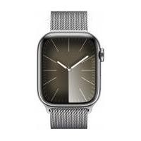 ราคา Apple Watch Series 9 GPS + Cellular 41mm Silver Stainless Steel Case with Silver (MRJ43SA/A) (66cef51875782d6758133ea2)