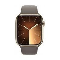 ราคา Apple Watch Series 9 GPS + Cellular 41mm Gold Stainless Steel Case with Clay Sport Band (MRJ53SA/A) (66ce9e4e1a51a33d0bb59cf9)