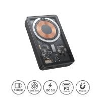ราคา Power Bank 10000mAh (W1027,Wireless Magnetic) Black (D2300238)