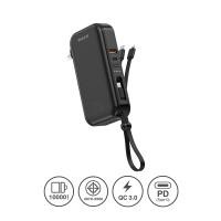 ราคา Power Bank 10000mAh (W1001,Black) - Maxx (D2400886)