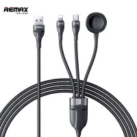 ราคา Remax Cable 3in1 1.2M RC-C169 - สายชาร์จโทรศัพท์ รองรับหลายอุปกรณ์ (21910262396)