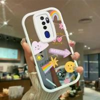 ราคา เคสสำหรับ OPPO A9 2020 A11X/A5 2020 เคสโทรศัพท์ไล่ฝัน เคสโทรศัพท์ยิ้ม พื้นผิวกระจก เคสโทรศัพท์ซิลิโคนนิ่มกันกระแทกพร้อมฝาครอบเลนส์เต็มรูปแบบ เคสป้องกันกล้อง (1729812904451607486)