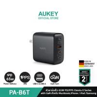 ราคา AUKEY PA-B6T หัวชาร์จเร็ว Omnia™ II Series Dual 65W With GaN Power Tech หัวชาร์จเร็ว iPhone 14/13/12 Series สำหรับ iPhone,Android,Laptop เทคโนโลยี PPS, PD รุ่น PA-B6T</easyboss-b> (1732022360922622861