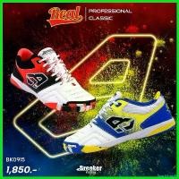 ราคา SnackStop95 ปัจจุบัน BREAKER FUTSAL รองเท้าฟุตซอล รุ่น REAL-BK0915 กีฬา ออกกำลังกาย Sport (1730749186023458901)