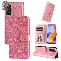 ราคา เคสโทรศัพท์, เคสสำหรับ Xiaomi Redmi Note 11 Pro 4G และ 5G, ลายนูนดอกทานตะวัน, กระเป๋าสตางค์หนังแม่เหล็ก, เคสโทรศัพท์ (1730085097439005454)