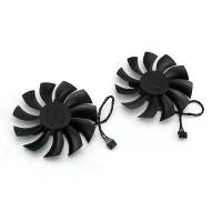 ราคา RICM PLA09215B12H พัดลม VGA สำหรับกราฟิกการ์ด EVGA GTX 1080 Ti ระบายความร้อน 4 พิน 12V 0.55A (1729890707525700575)