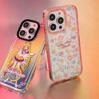 ราคา Sailor Moon Eternal - Sailor Moon Pattern (เซเลอร์มูน แบบลาย) iPhone 12/13/14/15 Pro/Pro Max -เคสโปร่งใส มีการป้องกันทหารระดับสูง ทนต่อการหกล้มจากความสูง 10 ฟุต และเคสกระจกสไลม์ท (1731501913960711794)