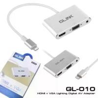 ราคา Glink สายต่อ iPad iPhone ออก TV projector HDMI/VGA (1729652445781396266)