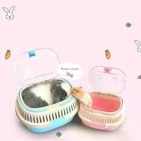 ราคา กรงหนูแฮมสเตอร์ กรงหนูแฮมสเตอร์แบบพกพา กรงกลางแจ้งแบบใส กระต่าย หมี เมาส์ น้ำหนักเบา แบบพกพา (1729953222369577322)