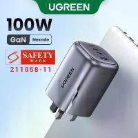 ราคา ที่ชาร์จ USB, Ugreen, 100W Gan Charger, ชาร์จเร็ว, เข้ากันได้กับ MacBook, แท็บเล็ต, iPhone, Xiaomi, Samsung S23 Ultra, USB Type C, PD Charge, ประเภท UK (1730390953084422474)