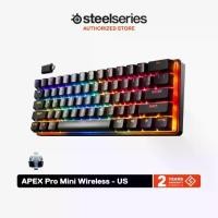 ราคา SteelSeries Apex Pro Mini Wireless Optical Keyboard คีบอร์ดเกมมิ่งไร้สาย ขนาดเล็ก 60% ไฟ RGB ปุ่ม US (1730297967593228467)