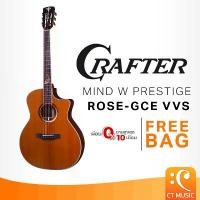 ราคา jqzxmrSHOP44 แบบพกพา Crafter Mind W Prestige ROSE-GCE Acoustic Guitar กีตาร์โปร่งไฟฟ้า ROSEGCE กีตาร์ (1731689006911359190)