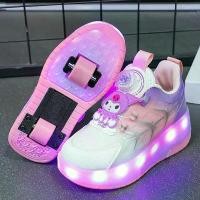 ราคา Hello Kitty, Sanrio Kuromi Stitch Heelys, สเก็ตล้อเด็ก, สเก็ตลีลาน่ารัก, สเก็ตลีลาสำหรับเด็กผู้หญิง, มีไฟกระพริบ, เหมาะสำหรับเป็นของขวัญ, 2024 มาใหม่ (1731655071941364164)