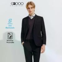 ราคา G2000 - เสื้อสูทสำหรับผู้ชาย Smart Fit สีดำ (1731372230879118700)