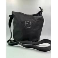 ราคา (Second - hand) Fendi Shoulder bag Nylon black ladies shoulder bag (1731091942194646014)