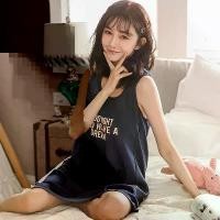ราคา ชุดสตรี วัสดุผ้าฝ้าย แขนกุด คอกลม ทรงหลวม เหมาะสำหรับชุดนอน Lady Women Clothing เสื้อผ้า เดรส Sleepwear Dresses เดรสลูกไม้ ปัก ฉลุ ชุดเดรส เอี๊ยม สีม่วง สาวอวบ rainbow dre (1731040572518730016)