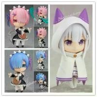 ราคา ฟิกเกอร์ Nendoroid, อะนิเมะ Re: ชีวิตในอีกโลกหนึ่งจากศูนย์, # 732 Rem, # 732 Ram, # 751 Emilia, วัสดุพีวีซี, โมเดลคอลเลกชันแอคชั่น (1730062051755067430)