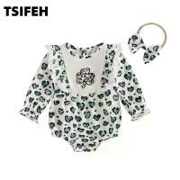 ราคา ชุดรอมเปอร์เด็กผู้หญิง เสื้อผ้าอีสเตอร์ หัวใจ/กระต่าย/รุ้ง พิมพ์ลูกไม้ ruffles แขนยาว ชุดบอดี้สูทสปริงพร้อมที่คาดผม ชุด หมี คลุม เท้า เด็ก ผู้ ชาย (1731762430419045231)