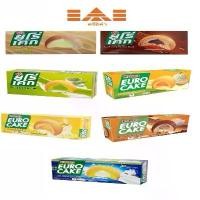 ราคา Euro ยูโรเค้ก คัสตาร์ดเค้ก ยกลัง 12 ห่อ คัสตาร์ด ใบเตย นมฮอกไกโด ช็อกโกแลต เมล่อน กล้วย สตอเบอร์รี่ อาหารว่างยูโร (1731661942130247498)