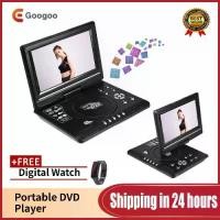 ราคา เครื่องเล่นวิดีโอ DVD แบบหน้าจอกว้าง LCD แบบพกพา, หมุนได้ 9 นิ้ว, วิทยุ FM, รองรับเกม, การ์ด SD, USB, AV, CD, VCD (1730676365484525859)