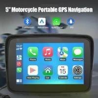 ราคา นำทาง GPS แบบพกพา รถจักรยานยนต์ 5 นิ้ว พร้อม Carplay/Android Auto ในตัว หน้าจอ GPS ไร้สาย กันน้ำ IP67 ของ Apple #496741 (1730343336475528120)