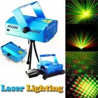ราคา เครื่องฉายไฟเวทีแสงเลเซอร์ mini laser stage lighting projector สินค้าดี (1731464598875636948)