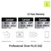 ราคา พร้อมส่ง Lexar Professional Silver PLUS microSDXC UHS-I V30 A2 64GB 128GB 256GB SD CARD sdcard micro sd microsd 4K memory card (1731885238180218618)