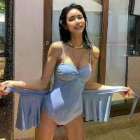ราคา ชุดทูพีซ สไตล์เกาหลี ใหม่ สีฟ้าขาว สไตล์บริสุทธิ์และสวยงาม มีสายรัด เปลือยหลัง กระโปรงอิสระ ชุดว่ายน้ำสตรีอนุรักษ์นิยม แม่ ใส่ ชุด ไดโนเสาร์ เสื้อ เหลือง อสม ไหม ลาว ทรง จิตรลดา สีเหลือง ทอง (17318831