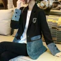 ราคา เสื้อแจ็คเก็ตยีนส์ผู้หญิง เสื้อแจ็คเก็ตยีนส์ผู้หญิง เดนิม สูทผู้หญิง เบาบาง พลัสไซส์ สถานียุโรป ฤดูใบไม้ผลิ 2566 มาใหม่ Clothing Women เสื้อ ยีนส์ ฟอก ไซส์ ใหญ่ (1731608272963996147)