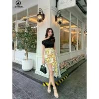 ราคา ชุดเซตกระโปรง เสื้อแขนกุด+กระโปรง ลายเวอร์ซาเช่ งานป้าย aiyarin COD (1731798481310877492)