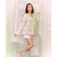 ราคา Demrtria A60 เสื้อคลุม Fluffy Tweed for winter เสื้อคลุมผ้าทวีตขนนุ่มๆ ใส่ทำงาน เที่ยวต่างประเทศ คลุมกันหนาว ได้ลุคสวยแกลม (1731851795789088633)