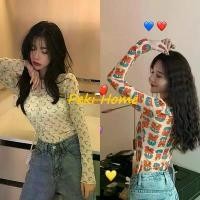 ราคา เสื้อซีทรู แขนยาว เสื้อกั๊กสั้น คอกลม ผ้าบาง ใส่สบาย เสื้อครอปซีทรู ชุดสงกรานต์ สไตล์เกาหลี (1732320921945213857)