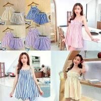 ราคา LILY เซ็ต 2 ชิ้น[เสื้อ+กางเกง] งานป้าย เสื้อสายเดี่ยว ชุดเซ็ต ชุดใส่เที่ยว ชุดสวยๆ ชุดใส่สบายๆใส่ได้ตลอดค่า คลังสินค้า (1731836558571570407)