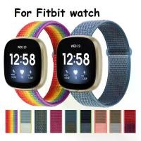 ราคา สายรัด, สำหรับ Fitbit Versa 3, Fitbit Sense 2, Fitbit Versa 4, Versa 3, Fitbit Versa 2, Versa, Versa Lite, สายรัดทอห่วงไนลอน, สร้อยข้อมือกีฬา, สายนาฬิกา, เหมาะสำหรับ Fitbit Versa (1730870136908974515)