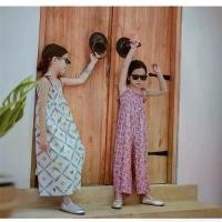 ราคา ชุดเอี๊ยมสายเดี่ยวลายดอกไม้ สำหรับเด็กผู้หญิง สไตล์วินเทจ สีขาว เหมาะสำหรับฤดูร้อน สายเอี๊ยม กางเกงขากว้างทรงหลวม (1731839519200478742)