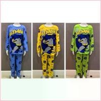 ราคา Egbert2154shop จัดส่งจากกทม 1101ชุดนอนเด็กโตแขนยาวขายาว 5-11ขวบ ผ้ายืด ลายแบทแมน เนื้อผ้านิ่มสวมใส่สบาย ชุดเสื้อ+กางเกงใส่นอนใส่เล่น (1729965502475897646)