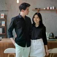 ราคา ชุดคู่รัก เสื้อคู่ (พร้อมส่ง) ไซต์ S-XXL เสื้อเชิ้ตแขนยาวคอปกสีดำ Women ผู้หญิง Lady Clothing Couple ไหม พรม ญี่ปุ่น ลูกไม้ คน อ้วน งานแต่ง ไซส์ ใหญ่ อก 60 สี มัสตาร (1731143041995868818)