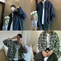 ราคา พร้อมส่ง เสื้อเชิ้ตแขนยาว ลายสก็อตตาราง สไตล์เกาหลี เชิ้ตโอเวอไซส์ ผ้าพริ้วทิ้งตัวใส่สบาย ใส่ได้ทั้งชายและหญิง SL43 Clothing Man ผู้ชาย ฮาวาย วินเทจ ဘ ေ ာ ် လ ု ံ း အ (1731437623127018453)